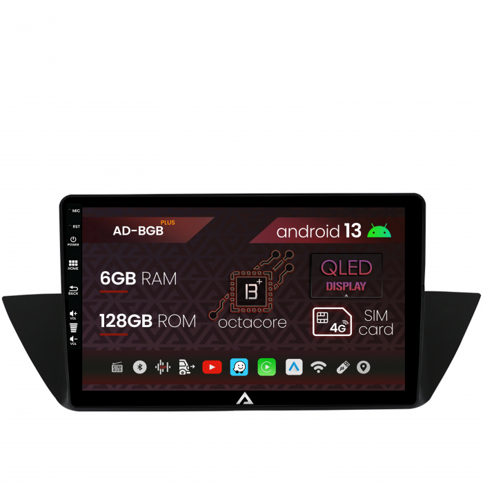 Navigatie BMW X1 (2009-2015), Android 13, B-Octacore 6GB RAM + 128GB ROM, 10.1 Inch - AD-BGB9006+AD-BGRKIT394