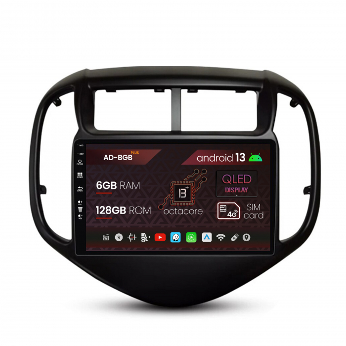 Navigatie Chevrolet Aveo (2016-2021), Android 13, B-Octacore   6GB RAM + 128GB ROM, 9 Inch - AD-BGB9006+AD-BGRKIT230