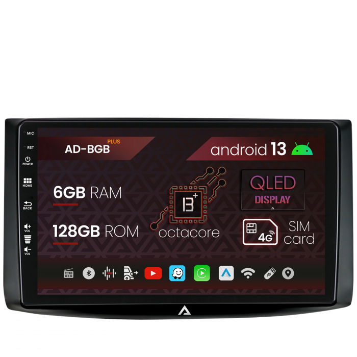 Navigatie Chevrolet Aveo (2006-2012), Android 13, B-Octacore 6GB RAM + 128GB ROM, 9 Inch - AD-BGB9006+AD-BGRKIT245