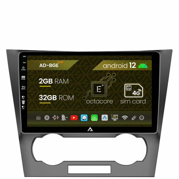 Navigatie Chevrolet Epica (2006-2012), Android 12, E-Octacore 2GB RAM + 32GB ROM, 9 Inch - AD-BGE9002+AD-BGRKIT242