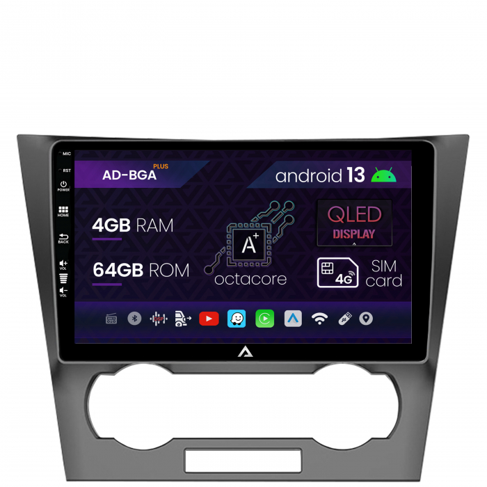 Navigatie Chevrolet Epica (2006-2012), Android 13, A-Octacore 4GB RAM + 64GB ROM, 9 Inch - AD-BGA9004+AD-BGRKIT242