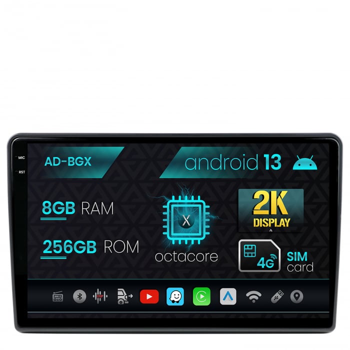 Navigatie Citroen Berlingo (2008-2019), Android 13, X-Octacore   8GB RAM + 256GB ROM, 9.5 Inch - AD-BGX9008+AD-BGR001UNI