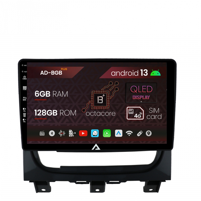 Navigatie Fiat Strada   Idea (2011-2016), Android 13, B-Octacore   6GB RAM + 128GB ROM, 9 Inch - AD-BGB9006+AD-BGRKIT350