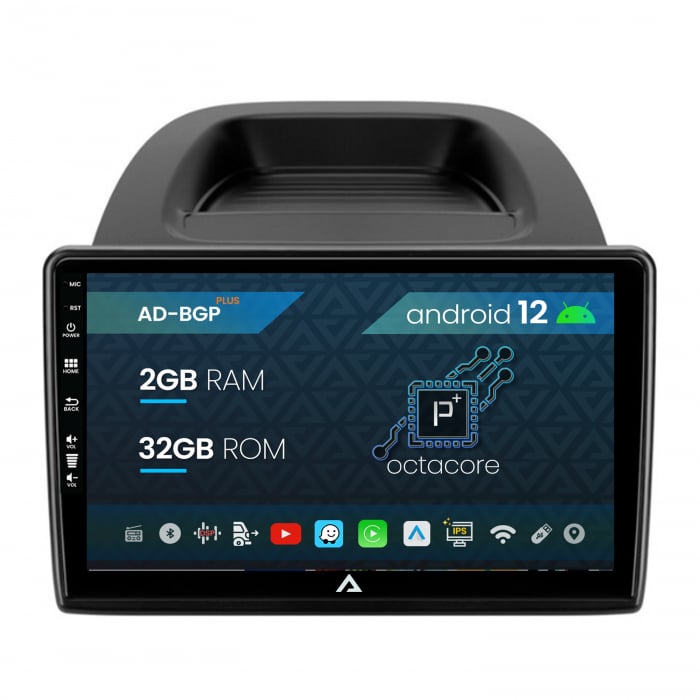 Navigatie Ford EcoSport (2017- Prezent) Android 12, P-Octacore 2GB RAM + 32GB ROM, 9 Inch - AD-BGP9002+BGRKIT119