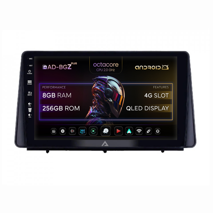 Navigatie Ford Focus MK4 (2019+), Android, Z-Octacore   8GB RAM + 256GB ROM, 10.1 Inch - AD-BGZ10008+AD-BGRKIT158