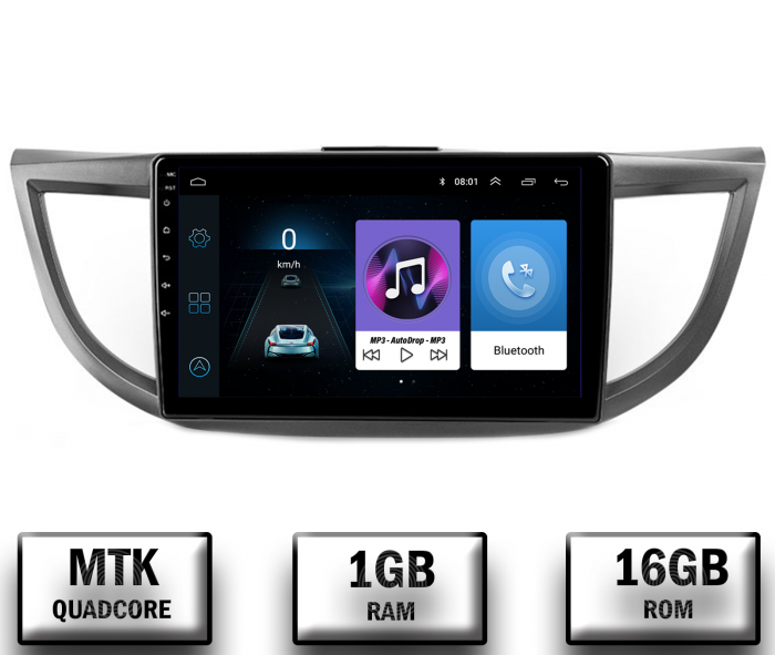 Navigatie Honda CRV (2011-2016), Android 10, P-Quadcore 1GB RAM + 16GB ROM, 10.1 Inch - AD-BGP10001+AD-BGRKIT003