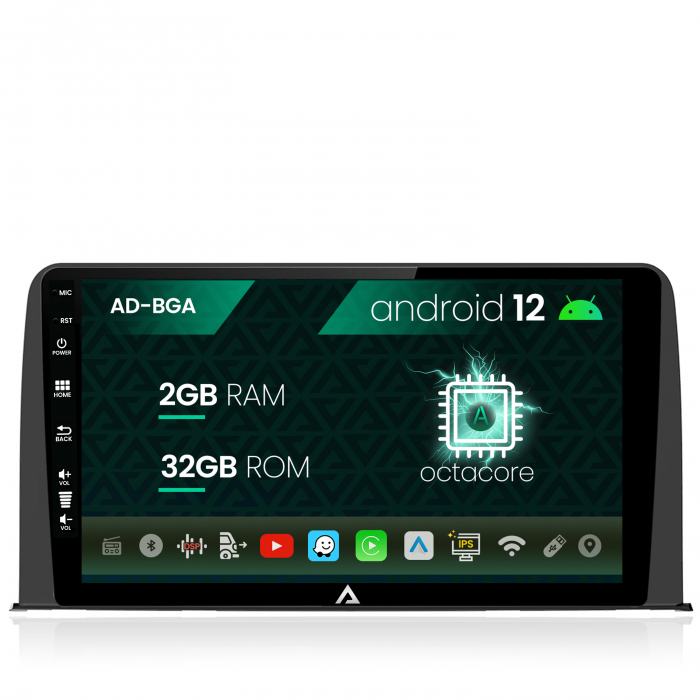 Navigatie Honda CRV (2016+), Android 13, A-Octacore 2GB RAM + 32GB ROM, 9 Inch - AD-BGA9002+AD-BGRKIT009