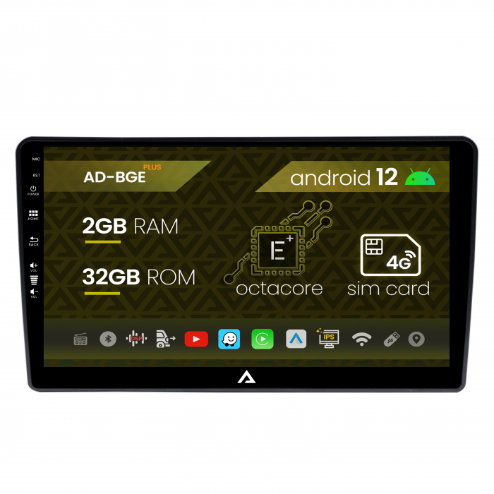 Navigatie Hyundai I40 (2012-2020), Android 12, E-Octacore 2GB RAM + 32GB ROM, 9 Inch - AD-BGE9002+AD-BGRKIT220V2