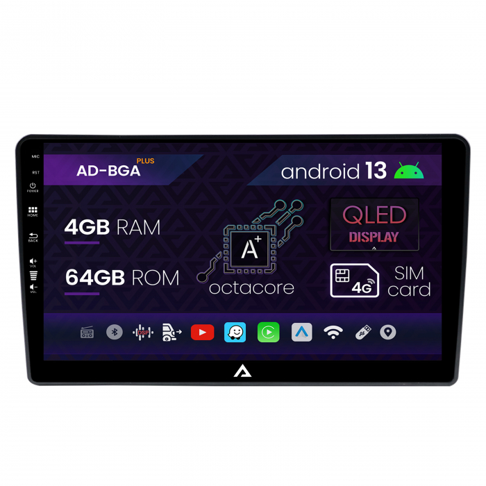 Navigatie Hyundai I40 (2012-2020), Android 13, A-Octacore 4GB RAM + 64GB ROM, 9 Inch - AD-BGA9004+AD-BGRKIT1220V2