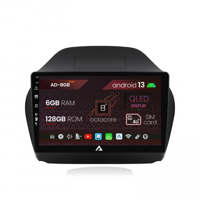 Navigatie Hyundai IX35 (2009-2015), Android 13, B-Octacore   6GB RAM + 128GB ROM, 10.1 Inch - AD-BGB10006+AD-BGRKIT189