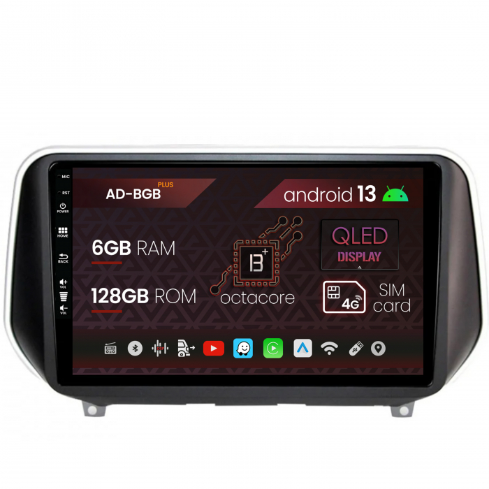 Navigatie Hyundai Santa Fe (2018-Prezent), Android 13, B-Octacore 6GB RAM + 128GB ROM, 9 Inch - AD-BGB9006+AD-BGRKIT223