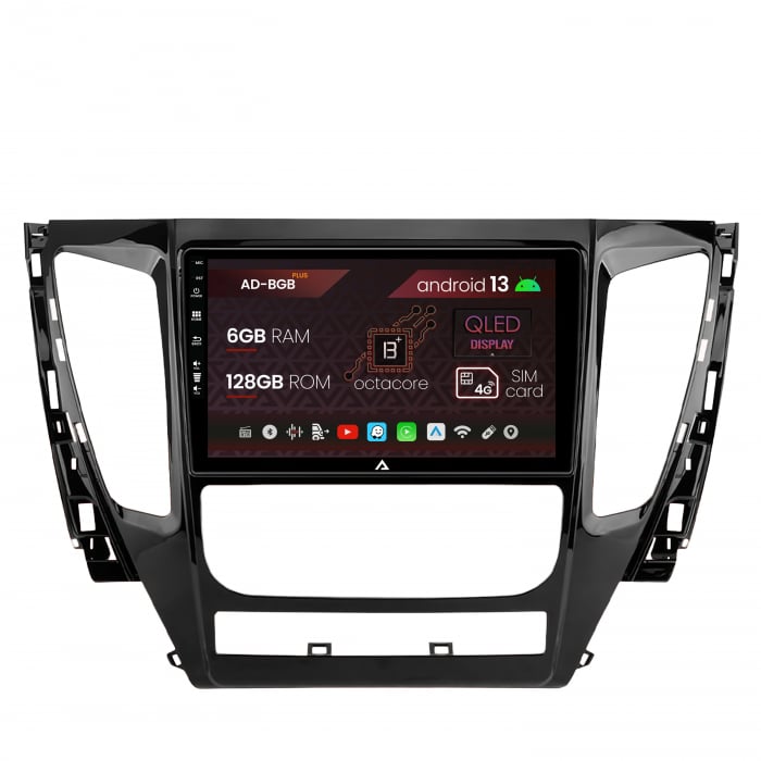 Navigatie Mitsubishi Pajero 2017, Android 13, B-Octacore   6GB RAM + 128GB ROM, 9 Inch - AD-BGB9006+AD-BGRKIT270