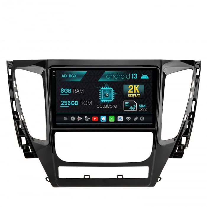 Navigatie Mitsubishi Pajero 2017, Android 13, X-Octacore 8GB RAM + 256GB ROM, 9.5 Inch - AD-BGX9008+AD-BGRKIT270