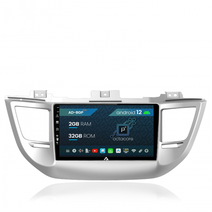 Navigatie Hyundai Tucson 3 (2015-2018), Android 12, P-Octacore 2GB RAM + 32GB ROM, 9 Inch - AD-BGP9002+AD-BGRKIT176