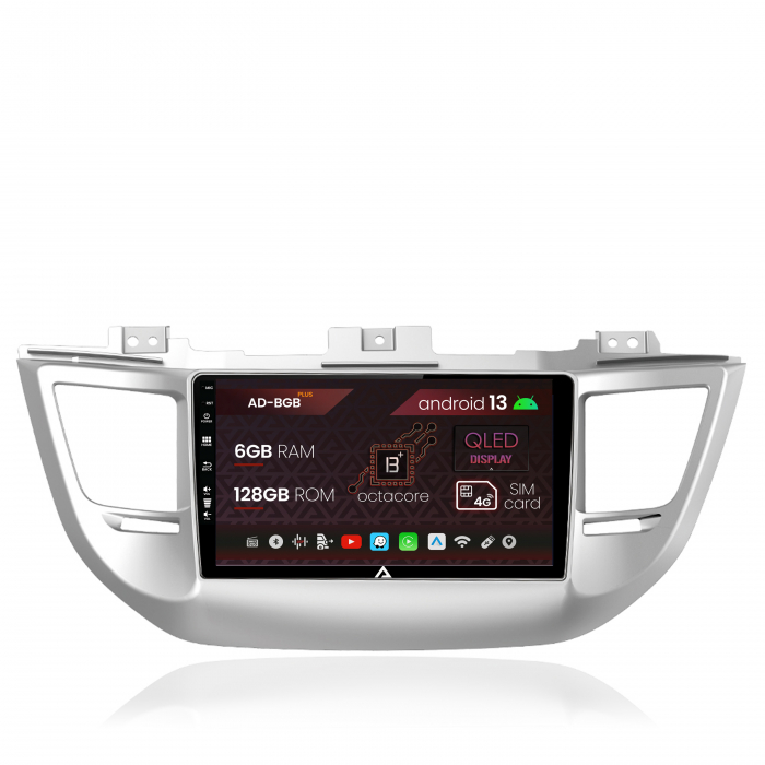 Navigatie Hyundai Tucson 3 (2015-2018), Android 13, B-Octacore 6GB RAM + 128GB ROM, 9 Inch - AD-BGB9006+AD-BGRKIT176