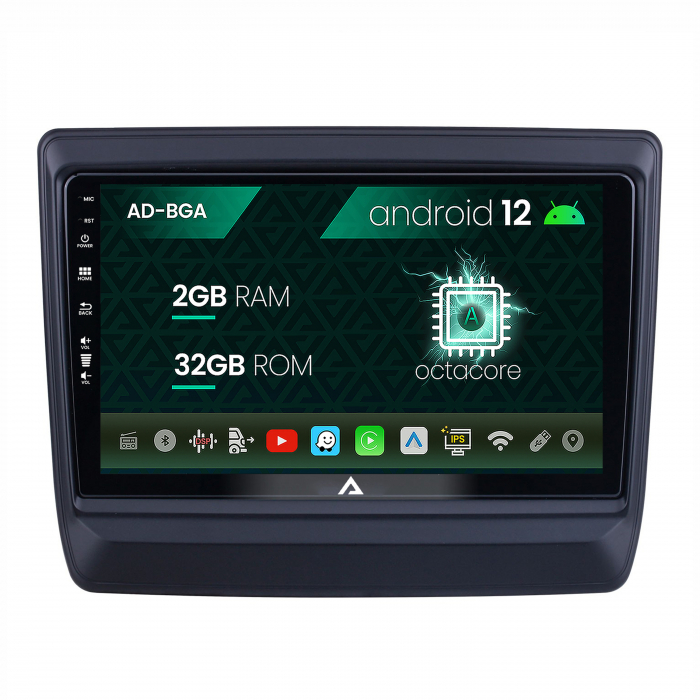 Navigatie Isuzu D-MAX (2020+), Android 13, A-Octacore 2GB RAM + 32GB ROM, 9 Inch - AD-BGA9002+AD-BGRKIT316