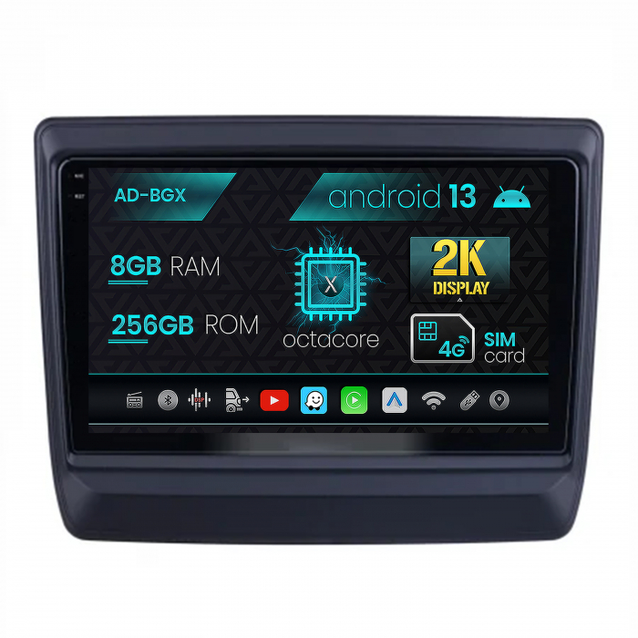 Navigatie Isuzu D-MAX (2020+), Android 13, X-Octacore   8GB RAM + 256GB ROM, 9.5 Inch - AD-BGX9008+AD-BGRKIT316