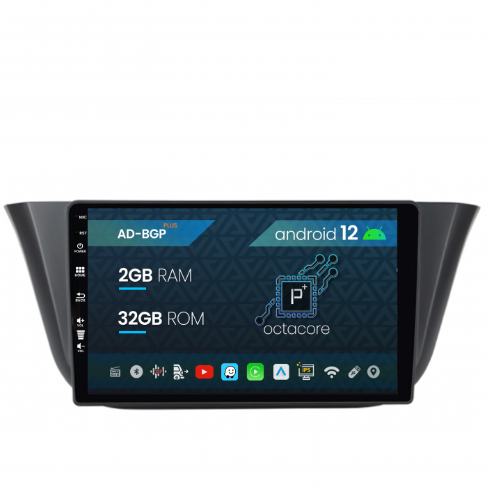 Navigatie Iveco Daily (2013+), Android 12, P-Octacore 2GB RAM + 32GB ROM, 9 Inch - AD-BGP9002+AD-BGRKIT361