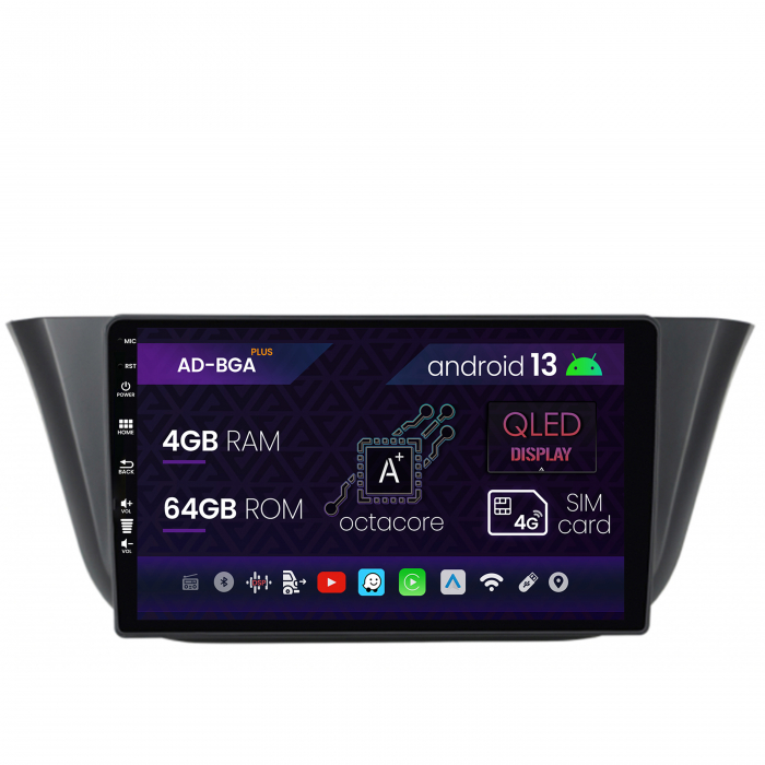 Navigatie Iveco Daily (2013+), Android 13, A-Octacore   4GB RAM + 64GB ROM, 9 Inch - AD-BGA9004+AD-BGRKIT361