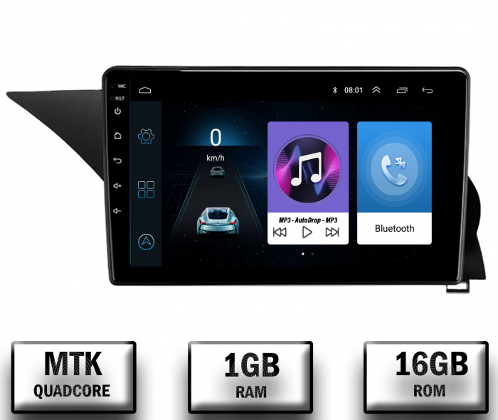 Navigatie Mercedes Benz GLK NTG 4.5 (2012-2015), Android 10, P-Quadcore   1GB RAM + 16GB ROM, 9 Inch - AD-BGP9001+AD-BGRKIT418