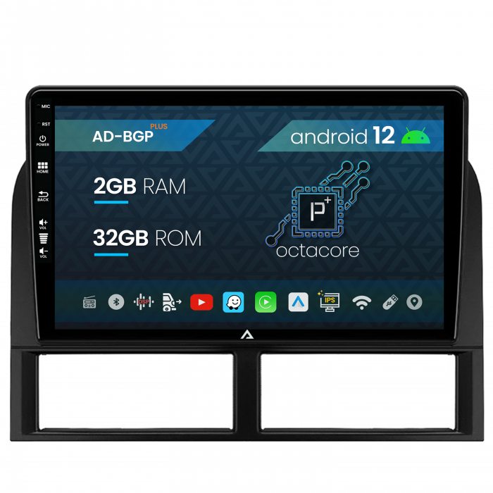 Navigatie Jeep Grand Cherokee (1998-2004), Android 12, P-Octacore 2GB RAM + 32GB ROM, 9 Inch - AD-BGP9002+AD-BGRKIT296