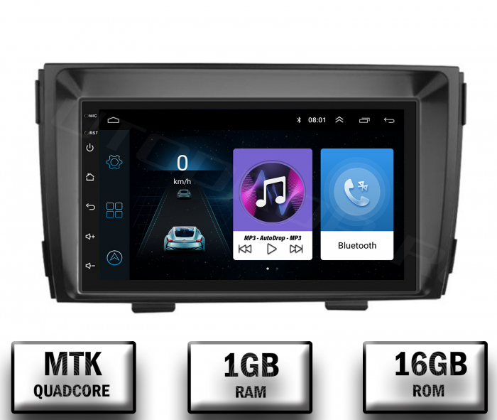 Navigatie Kia Sorento (2009-2013), Android 10, P-Quadcore 1GB RAM + 16GB ROM, 7 Inch - AD-BGP1001+AD-BGRKI0252DIN