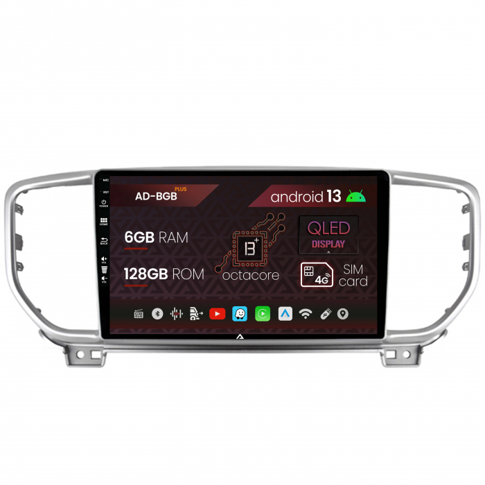Navigatie Kia Sportage (2018+), Android 13, B-Octacore   6GB RAM + 128GB ROM, 9 Inch - AD-BGB9006+AD-BGRKIT150
