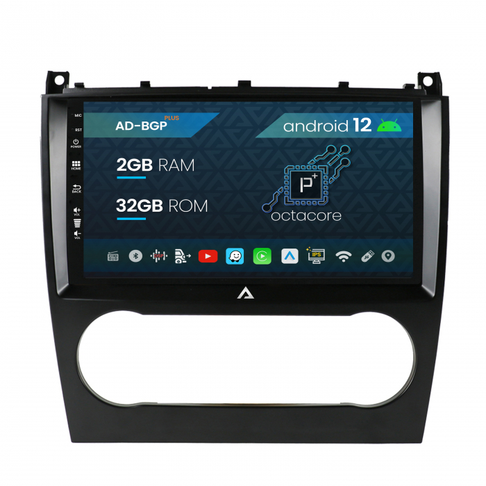 Navigatie Mercedes Benz G-Class W463 (2009-2012), Android 12, P-Octacore 2GB RAM + 32GB ROM, 9 Inch - AD-BGP9002+AD-BGRKIT414v2