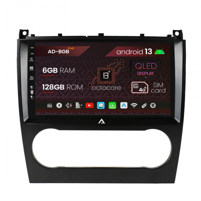 Navigatie Mercedes Benz G-Class W463 (2009-2012), Android 13, B-Octacore 6GB RAM + 128GB ROM, 9 Inch - AD-BGB9006+AD-BGRKIT414v2