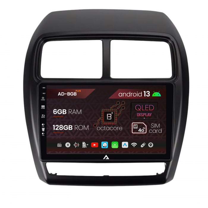 Navigatie Mitsubishi ASX (2016-2019), Android 13, B-Octacore 6GB RAM + 128GB ROM, 9 Inch - AD-BGB9006+AD-BGRKIT267V2