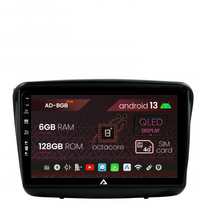 Navigatie Mitsubishi L200 Pajero Sport, Android 13, B-Octacore 6GB RAM + 128GB ROM, 9 Inch - AD-BGB9006+AD-BGRKIT278