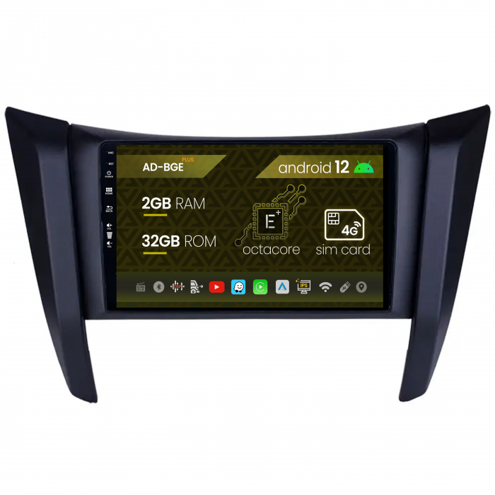 Navigatie Nissan Navara (2015+), Android 12, E-Octacore 2GB RAM + 32GB ROM, 9 Inch - AD-BGE9002+AD-BGRKIT163v2