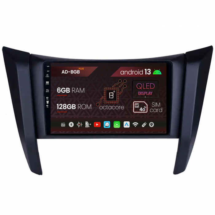 Navigatie Nissan Navara (2015+), Android 13, B-Octacore 6GB RAM + 128GB ROM, 9 Inch - AD-BGB9006+AD-BGRKIT163v2