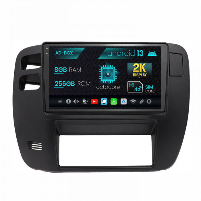 Navigatie Nissan Patrol (2000-2005), Android 13, X-Octacore   8GB RAM + 256GB ROM, 9.5 Inch - AD-BGX9008+AD-BGRKIT166