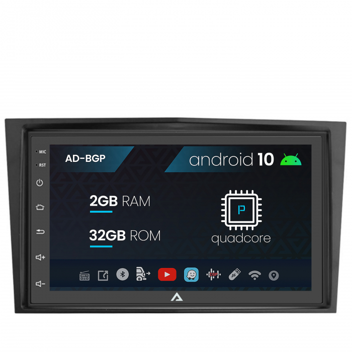 Navigatie Opel, Android 12, P-Octacore 2GB RAM + 32GB ROM, 7 Inch - AD-BGP1002+AD-BGROP002