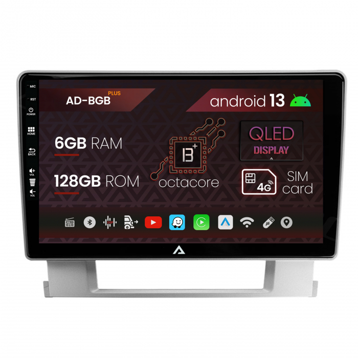 Navigatie Opel Astra J, Android 13, B-Octacore 6GB RAM + 128GB ROM, 9 Inch - AD-BGB9006+AD-BGRKIT253