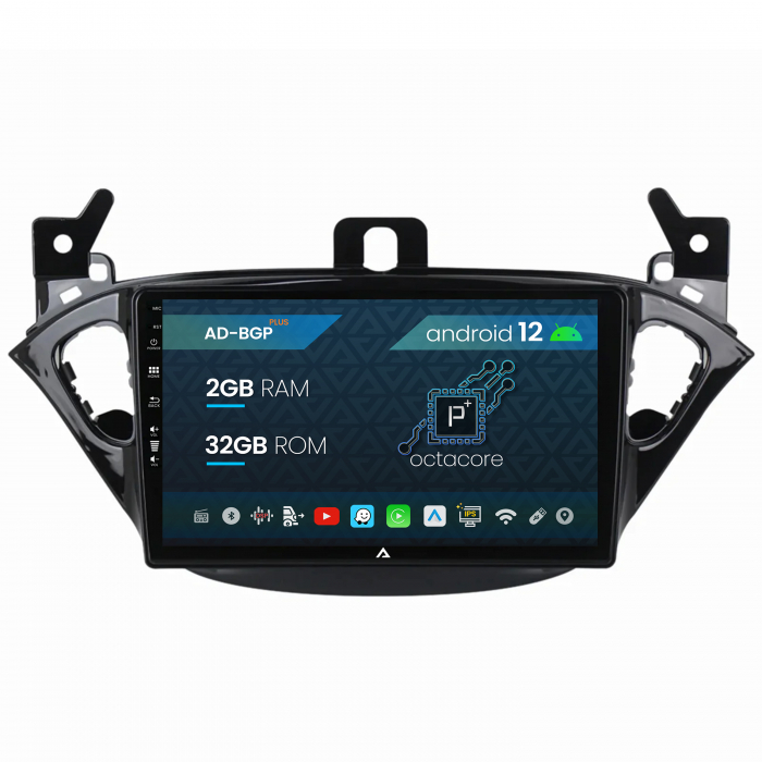 Navigatie Opel Corsa E   Adam (2013-2019), P-Octacore   2GB RAM + 32GB ROM, 9 Inch - AD-BGP9002+AD-BGRKIT387