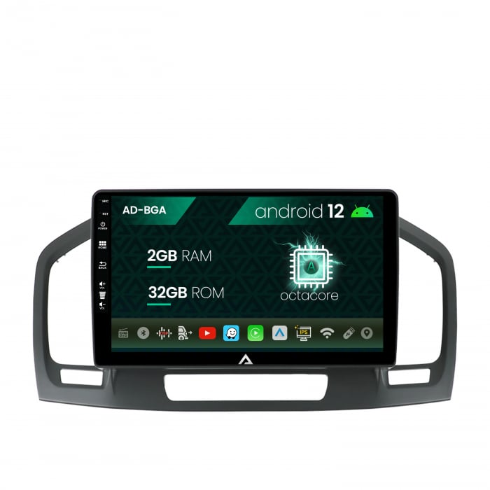 Navigatie Opel Insignia (2008-2013), Android 13, A-Octacore 2GB RAM + 32GB ROM, 9 Inch - AD-BGA9002+AD-BGRKIT254