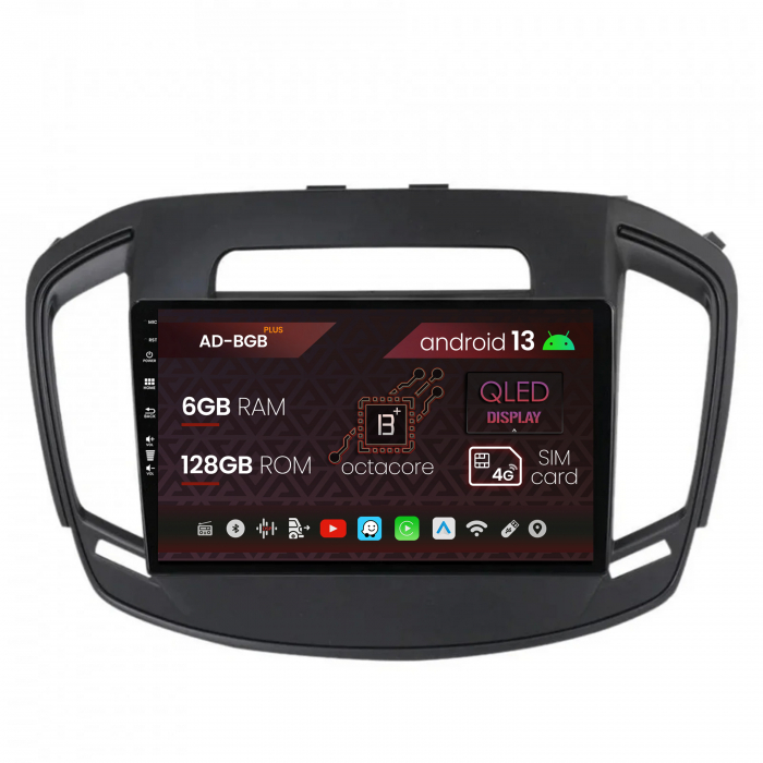 Navigatie Opel Insignia (2014-2016), Android 13, B-Octacore   6GB RAM + 128GB ROM, 9 Inch - AD-BGB9006+AD-BGRKIT249
