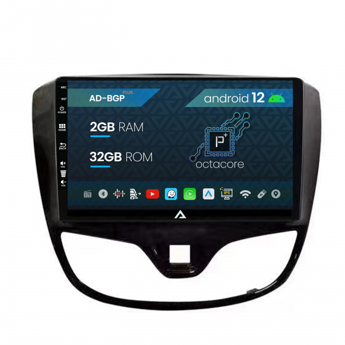 Navigatie Opel Karl (2015-2019), Android 12, P-Octacore 2GB RAM + 32GB ROM, 9 Inch - AD-BGP9002+AD-BGRKIT385