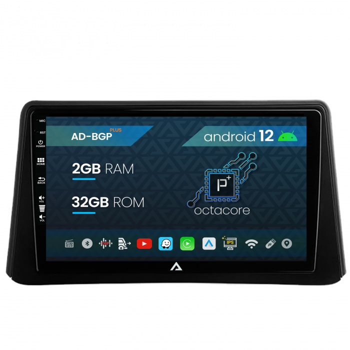 Navigatie Opel Mokka (2012-2016), Android 12, P-Octacore 2GB RAM + 32GB ROM, 9 Inch - AD-BGP9002+AD-BGRKIT390