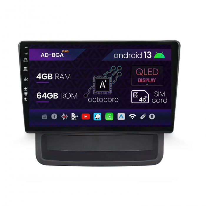 Navigatie Opel Vivaro   Renault Trafic (2010-2014), Android 13, A-Octacore   4GB RAM + 64GB ROM, 10.1 Inch - AD-BGA10004+AD-BGRKIT392
