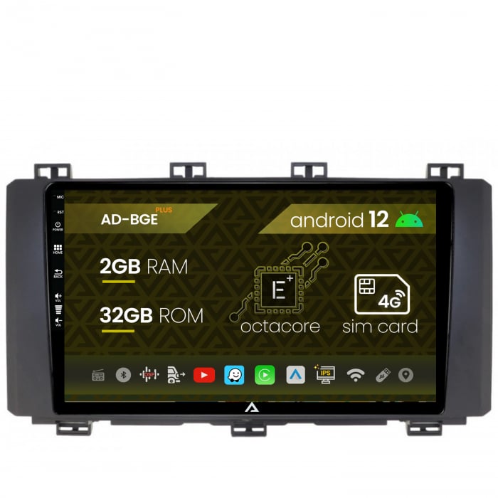 Navigatie Seat Ateca (2016-Prezent), Android 12, E-Octacore 2GB RAM + 32GB ROM, 9 Inch - AD-BGE9002+AD-BGRKIT045V2