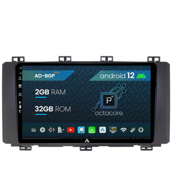 Navigatie Seat Ateca (2016-Prezent), Android 12, P-Octacore   2GB RAM + 32GB ROM, 9 Inch - AD-BGP9002+AD-BGRKIT045V2