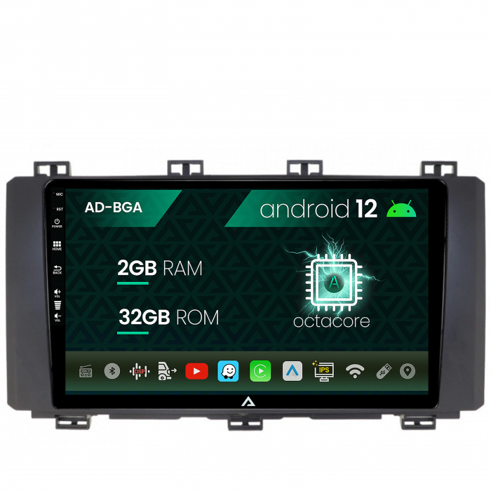 Navigatie Seat Ateca (2016-Prezent), Android 13, A-Octacore 2GB RAM + 32GB ROM, 9 Inch - AD-BGA9002+AD-BGRKIT045V2