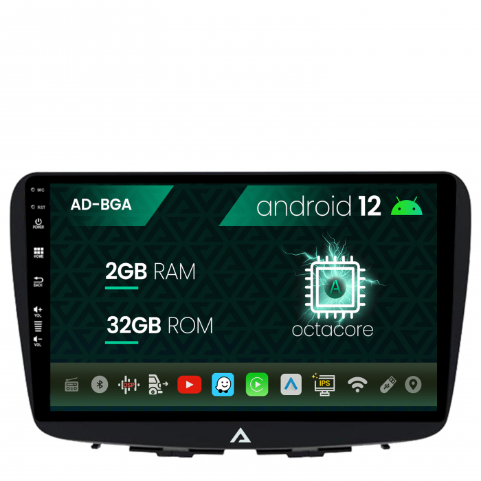 Navigatie Suzuki Baleno, Android 13, A-Octacore 2GB RAM + 32GB ROM, 9 Inch - AD-BGA9002+AD-BGRKIT310