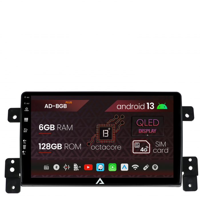 Navigatie Suzuki Grand Vitara (2005-2015), Android 13, B-Octacore   6GB RAM + 128GB ROM, 9 Inch - AD-BGB9006+AD-BGRKIT314