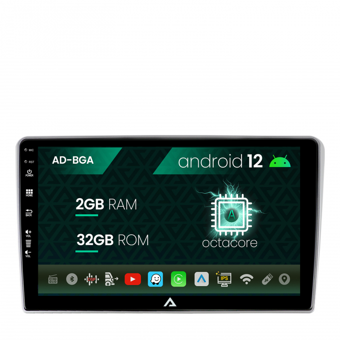 Navigatie Toyota Avensis (2004-2008), Android 13, A-Octacore 2GB RAM + 32GB ROM, 9 Inch - AD-BGA9002+AD-BGRKIT063