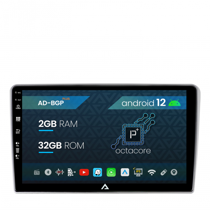 Navigatie Toyota Avensis (2004-2008), Android 12, P-Octacore 2GB RAM + 32GB ROM, 9 Inch - AD-BGP9002+AD-BGRKIT063