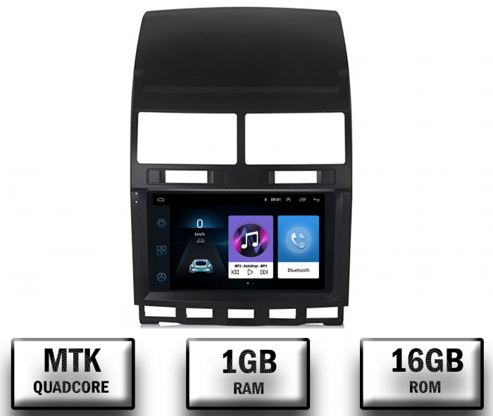 Navigatie Volkswagen Touareg (2002-2011), Android 10, P-Quadcore   1GB RAM + 16GB ROM, 9 Inch - AD-BGP9001+AD-BGRKIT050